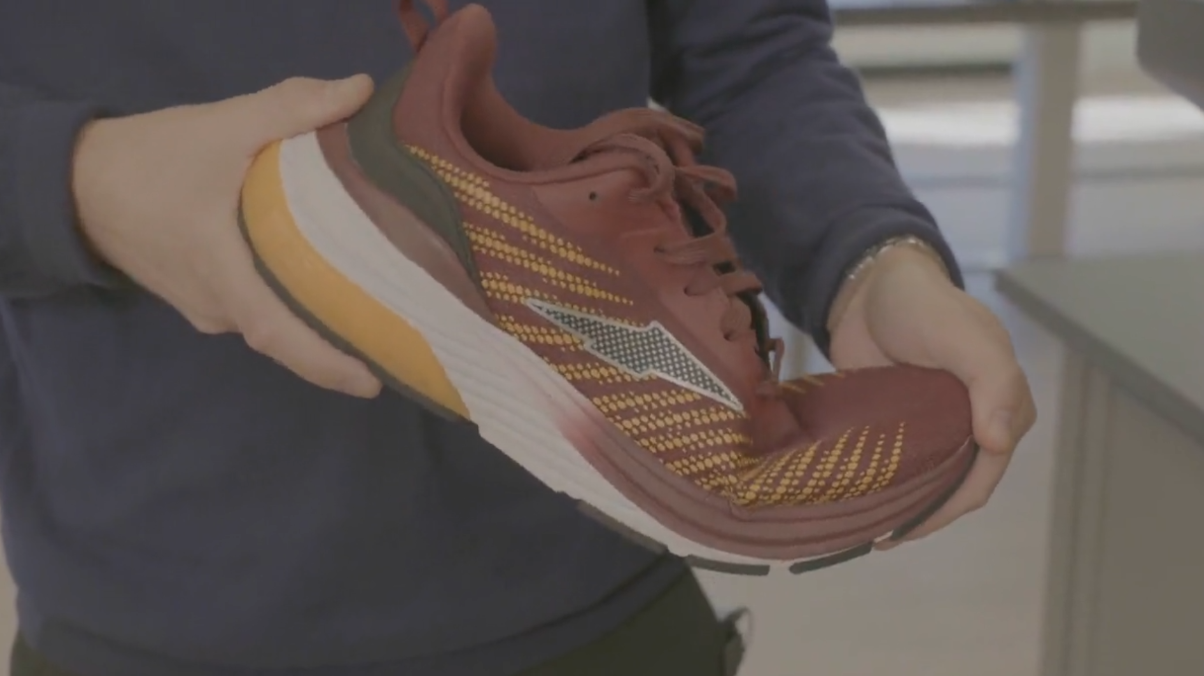 A whole shoe flex teser