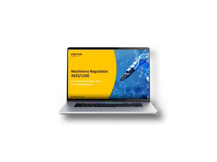 Intertek EU Machinery Regulation - webinar - part 4