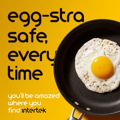 Egg frying in a pan