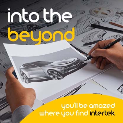 A person holding a sketch of a futuristic automobile