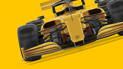 Formula 1 race car